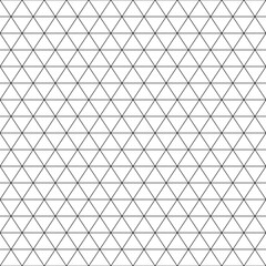Seamless triangles pattern. Interlocking triangular shapes tessellation background. Triangle figures wallpaper. Grate backdrop. Grid motif. Polygons image. Digital paper, textile print, Vector