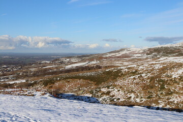 Snowdonia winter carneddau wales