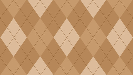 brown and beige seamless geometric pattern argyle with stripes