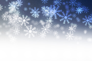 christmas background with snowflakes
