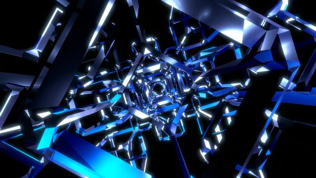 クリスタル 宝石 VJ 四角 青 [ループ対応] [別Verあり]