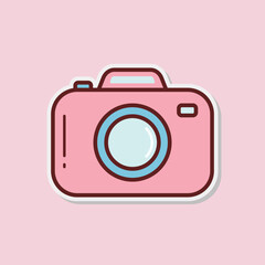 camera icon vector design template simple and modern
