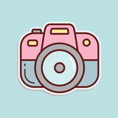 camera icon vector design template simple and modern
