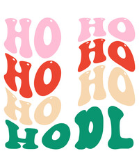 Retro Christmas SVG Design