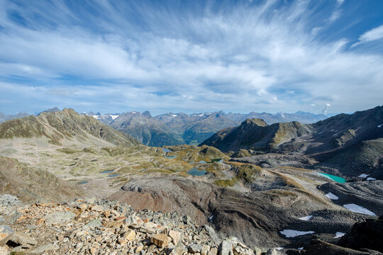 Naturschutzgebiet Macun-Seen, Zernez, Engadin, Graub&uuml;nden, Schweiz