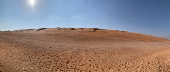 Fototapeta na wymiar Wahiba sands desert, Oman 