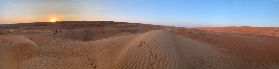 Fototapeta na wymiar Wahiba sands desert, Oman 
