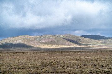 Naklejka premium Nature of Andes mountains with beautiful panorama