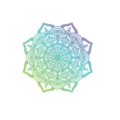Mandala. Round ornament floral pattern. Decorative element. Oriental motif.