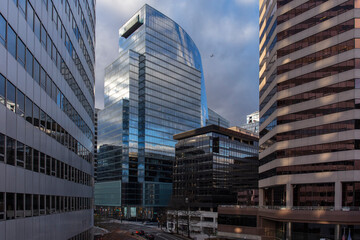 Cityscape of downtown Arlington Virginia
