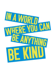 you can be kind 