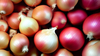 red onions background
