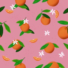 seamless pattern fruit background.  wallpaper, Fabric, clothing, scarf, carpet.