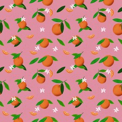 seamless pattern fruit background.  wallpaper, Fabric, clothing, scarf, carpet.