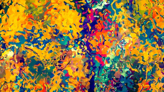 An abstract graphic design of oil and acrylic oil paintings or artwork painted on colorful canvas.  for advertisement, banner, game, luxury, modern, decoration, party, festival, postcard, template, pa