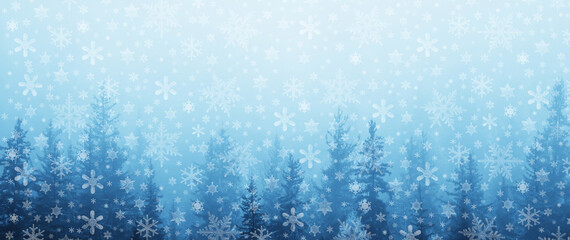 abstract snowfall background, winter seasonal design january snow snowflake