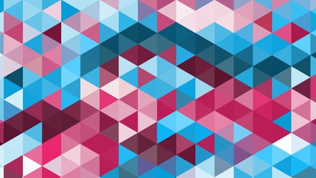 HD viva magenta and blue isometric backgrounds and textures with colorful abstract art creations, minimalist design with abstract organic shapes