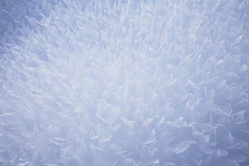 Obraz premium abstract winter background hoarfrost frost ice snow seasonal