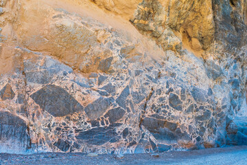 Rock patterns in canyon, Death Valley National Park, California