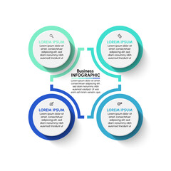 Business data visualization. timeline infographic icons designed for abstract background template milestone element modern diagram process technology digital marketing data presentation chart Vector