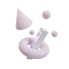 3d Shapes Transparent Background