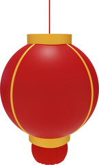 3d Render Chinese New Year Hanging Lantern