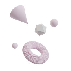 3d Shapes Transparent Background