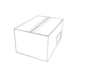 box lineart