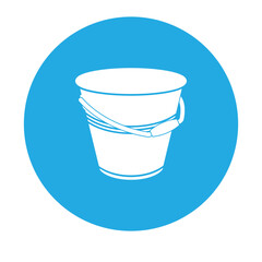 bucket icon vector
