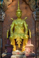 Obraz premium Wat Phnom Khmer Temple Phnom Penh Cambodia