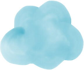 Cloud watercolor