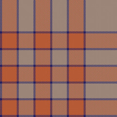 Orange Minimal Plaid textured Seamless Pattern