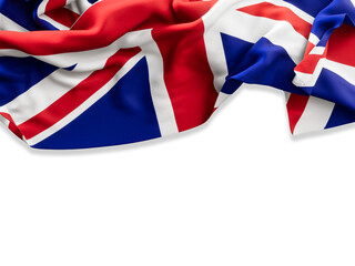British flag isolated cutout