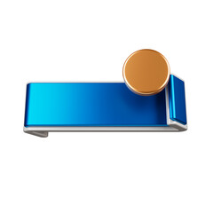 Blue Sale Banner Promotion Cutout