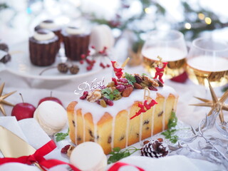 クリスマスケーキ ナッツとフルーツのパウンドケーキ