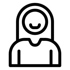 User Profile Icon or Person Icon or Avatar Icon or People Icon or Head Icon Vector Image