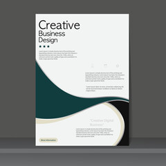 Business Modern Cover Flyer Design Template