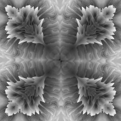 Fototapeta na wymiar Monochrome pattern and design in shades of light and dark grey