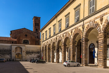 Lucca, Italy. Courtyard of the Ducal Palace, 1578