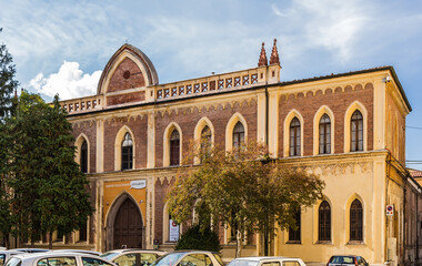 Lucca, Italy. Gothic building of the former Dominican monastery