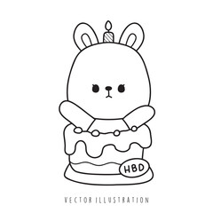 birthday rabbit