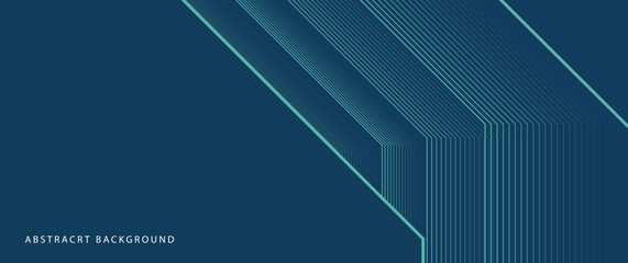 Abstract geometric blue lines triangle background. Website, banner and brochure. Vector illustration