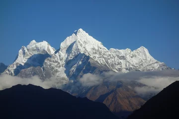 Fotobehang Ama Dablam Everest drie passen