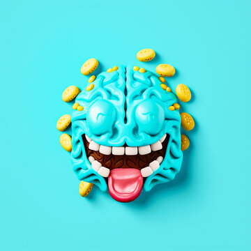 Happy Brain Emoji