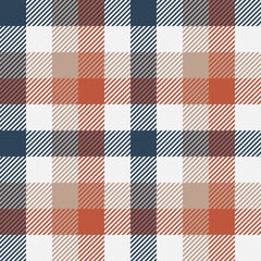 Tablecloth plaid check seamless pattern