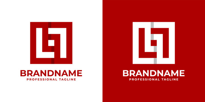 Simple LL Monogram Logo, suitable for any business with L or LL initials.