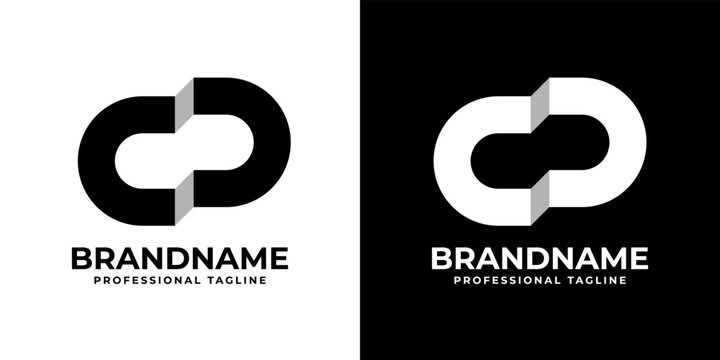 Simple CD Monogram Logo, suitable for any business with CD or DC initials.