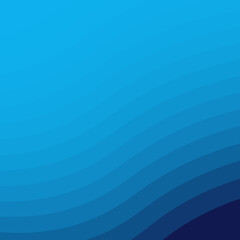 青色の波紋グラデーションが滑らかに広がるタイトル背景画像用のベクターイラストEPS10