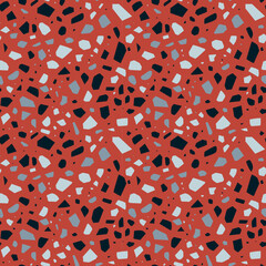 Terrazzo italian floor seamless pattern