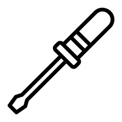 screwdriver line icon